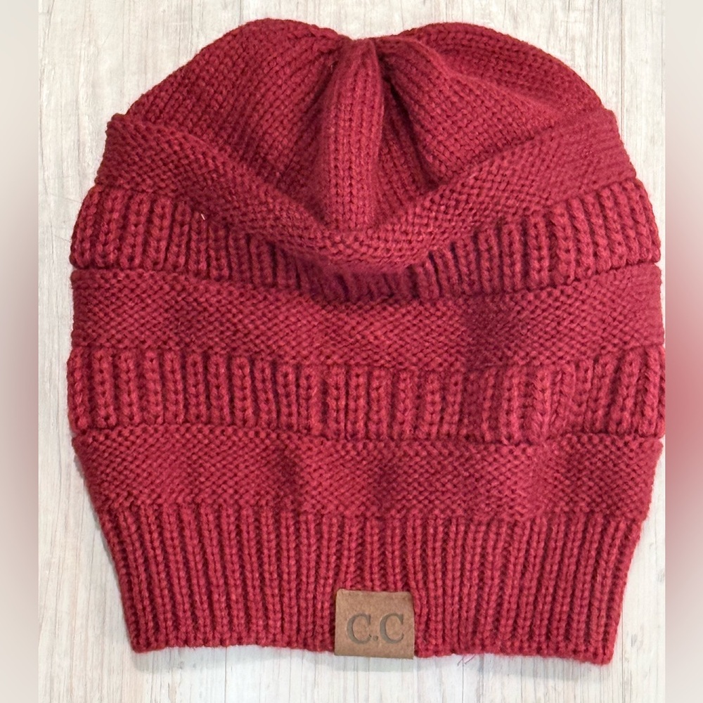 Set of 2 Knit Beanies